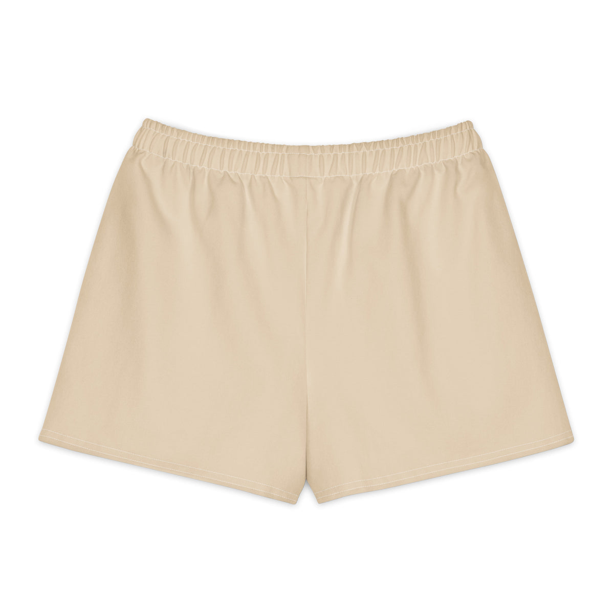 W8WOLF Iron Curl Signature Cotton Shorts — Stone